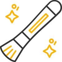 Brush Line Two Color Icon vector