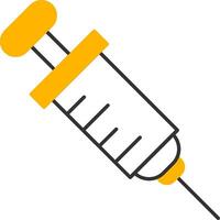 Injection Line Two Color Icon vector