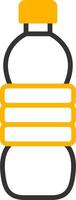 Water Bottle Line Two Color Icon vector