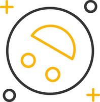 Falls Line Two Color Icon vector