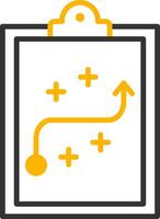 Strategy Line Two Color Icon vector