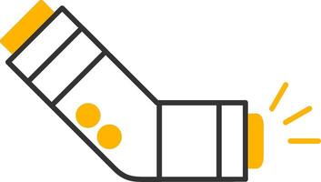 Inhaler Line Two Color Icon vector