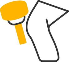 Reflexes Line Two Color Icon vector