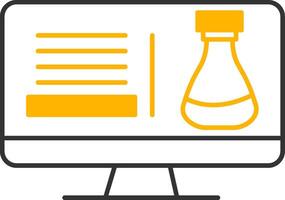 Science Class Line Two Color Icon vector