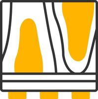 Floor Line Two Color Icon vector