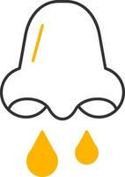 Congestion Line Two Color Icon vector