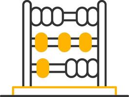 Abacus Line Two Color Icon vector