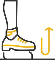Stomp Line Two Color Icon vector
