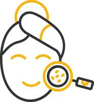 Check Line Two Color Icon vector