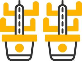 Cactus Line Two Color Icon vector