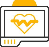 Pulse Oximeter Line Two Color Icon vector