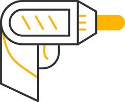 Screwdriver Line Two Color Icon vector