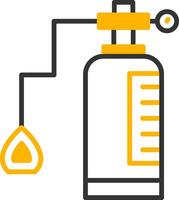 Oxygen Tank Line Two Color Icon vector