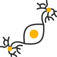 Pseudounipolar Line Two Color Icon vector