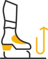 Stomp Line Two Color Icon vector
