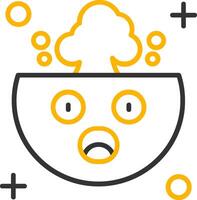 Exploding Line Two Color Icon vector