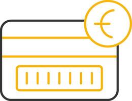Tap To Pay Line Two Color Icon vector