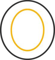 Small o Icon vector