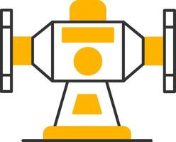Bench Grinder Line Two Color Icon vector