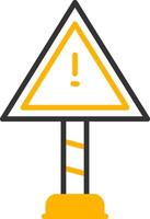 Risk Line Two Color Icon vector