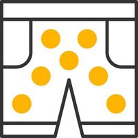 Swimming Trunks Line Two Color Icon vector