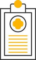Medical Report Line Two Color Icon vector