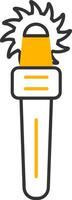 Concrete Saw Line Two Color Icon vector