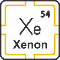 Xenon Line Two Color Icon vector