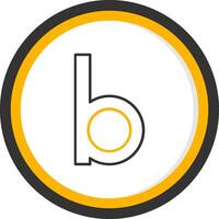 Small b Icon vector