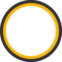 Herpes Line Two Color Circle Icon vector