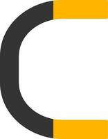 Capital C Icon vector
