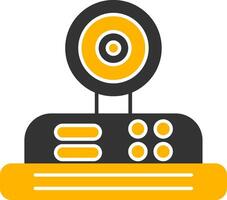 Camera Glyph Two Color Icon vector