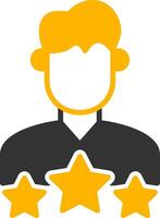 User Experience Glyph Two Color Icon vector