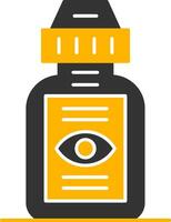 Eyedrops Glyph Two Color Icon vector