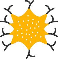 Microglia Glyph Two Color Icon vector