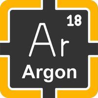 Argon Glyph Two Color Icon vector