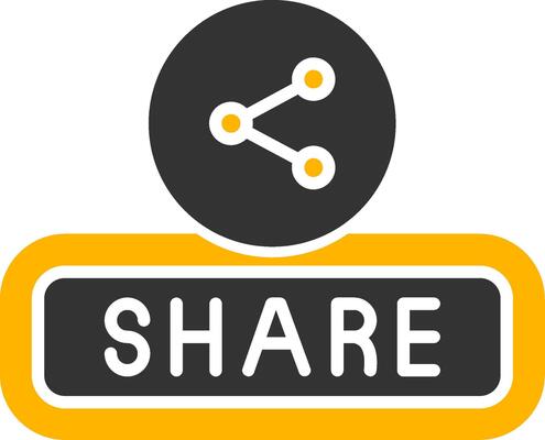 Share Glyph Two Color Icon