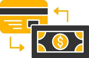 Payment Method Glyph Two Color Icon vector