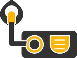 Oxygen Glyph Two Color Icon vector