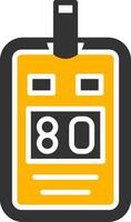 Glucose Meter Glyph Two Color Icon vector