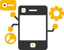 Mobility Glyph Two Color Icon vector