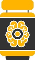 Pills Glyph Two Color Icon vector