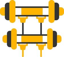 Gym Glyph Two Color Icon vector