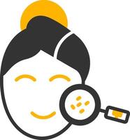 Check Glyph Two Color Icon vector
