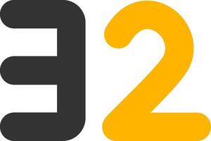 Thirty two Glyph Two Color Icon vector
