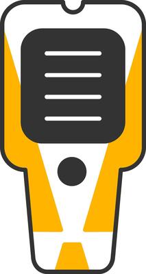 Stud Finder Glyph Two Color Icon