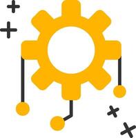 Integration Glyph Two Color Icon vector
