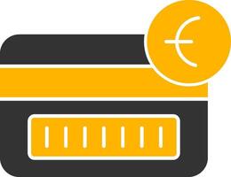 Tap To Pay Glyph Two Color Icon vector
