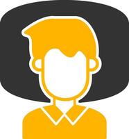 Insomnia Glyph Two Color Icon vector