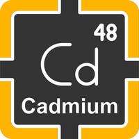 Cadmium Glyph Two Color Icon vector
